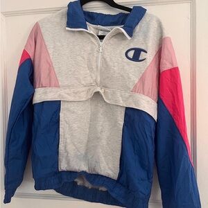 Champion Mixed Media Pullover